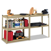 Tennsco LSS361872 Stur-D-Stor Shelving Five-Shelf 36w x 18d x 72h Sand by Sharpie – 36 by 18-1/2 by 73-Inch, Alloy Steel, Sand, Model LSS-361872