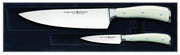 Wusthof Classic Ikon Creme 2-piece Starter Knife Set by Wüsthof – 3.5 inches and 8 inches, Stainless Steel, Creme, Pack of 2, Model TR9280N