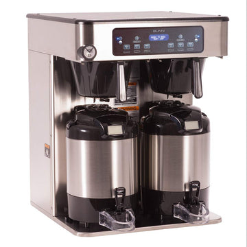 ICB TWIN Double Automatic Coffee Brewer (120/240V) by Bunn – Stainless, Model 53200.0100