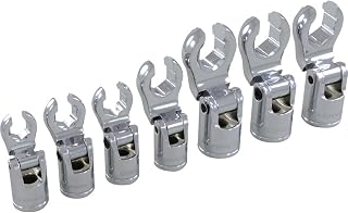 Dynamic Tools D010029 3/8" Drive SAE Flare Nut Socket Set (7 Piece), 3/8" to 3/4"