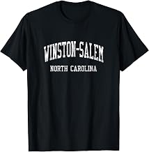 Winston-Salem NC J05 Vintage Athletic Sports Design T-Shirt