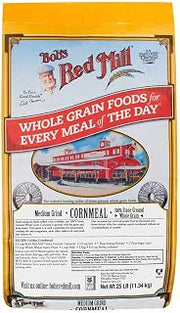 Bob's Red Mill Medium Grind Cornmeal, 25 Pound