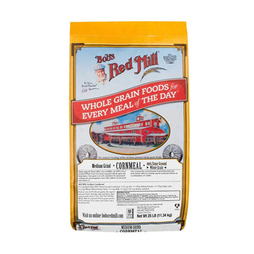 Medium Grind Cornmeal by Bob's Red Mill – 400 Ounce (Pack of 1), Model 1148B25