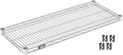 Nexel Chrome Wire Shelf w/Clips, 60"W x 14"D