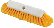 Winco 12" Yellow Multi-Surface Floor Scrub Brush Head