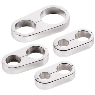 BILLET SPEC Hose Separator .906 X .906 Polished by Billet Specialties – Stock, Aluminum, Polished, Model 68720