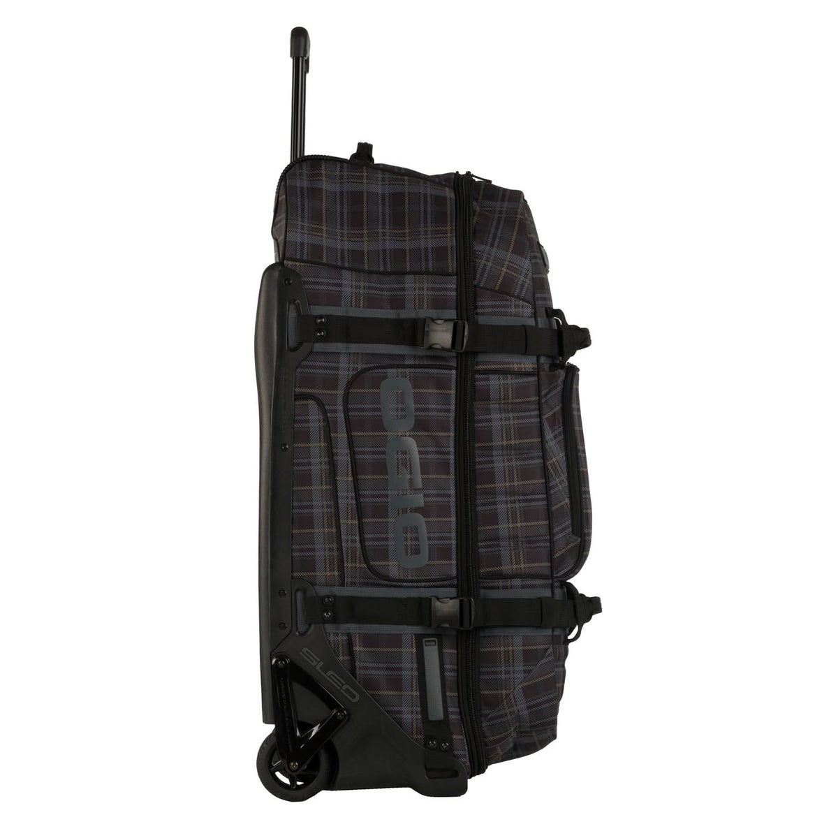 RIG9800 Wheeled Gear Bag Plaidley Tan/Black by OGIO – Large, 123 liters, Nylon, Tan/Black, Model 801000.15