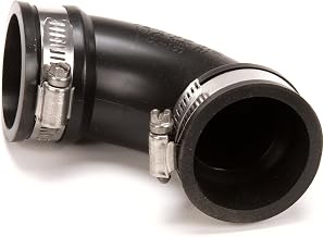 Salvajor 15X90QEL Rubber Elbow, 1-1/2" x 90", 9" Height, 6" Width, 5" Length