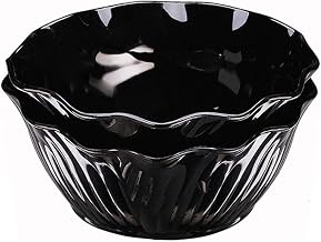 Cambro SRB13110 Swirl Bowl serving plastic 13 oz. black - Case of 24