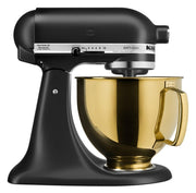 5 Quart Stand Mixer Bowl by KitchenAid – 5 Q, 5.0 quarts, Stainless Steel, Radiant Gold, Model KSM5SSBRG