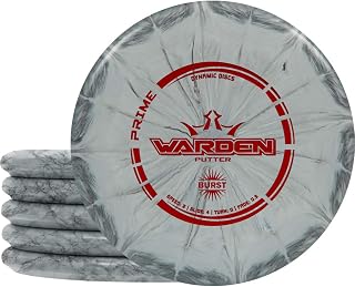 Dynamic Discs Prime Warden Putter 5 Pack | Disc Golf Putter Pack | Throwing Frisbee Golf Disc | Colors Will Vary