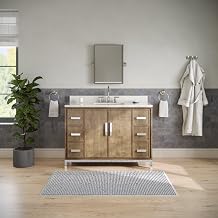 48 In. Single Sink Vanity with Whitebrook Quartz Top by Westin