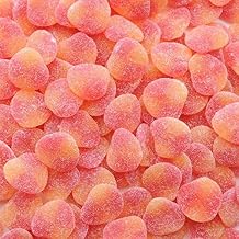 Haribo Peaches Gummy Candy, 5 Pound -- 6 per case.