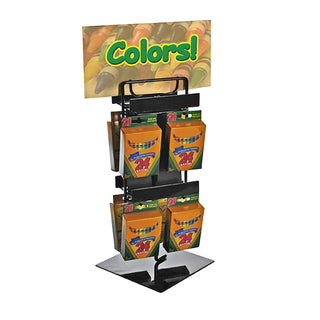 Metal Wire Counter Display by Azar Displays – Metal, Black, Model 223086