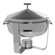 Round Chafing Dish by HUBERT – Stainless Steel, Silver, Model CD09463188