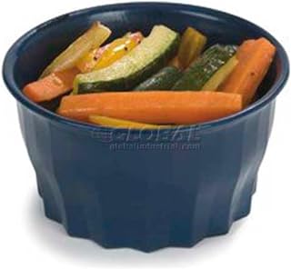 DINEX DX9200B50 Tropez Polypropylene High Temperature Bowl, 3-3/8" Diameter x 1-7/8" Height, 5oz Capacity, Dark Blue (Case of 48)