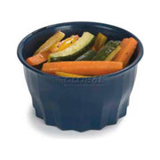 DINEX DX9200B03 Tropez Polypropylene High Temperature Bowl, 3-3/8" Diameter x 1-7/8" Height, 5oz Capacity, Onyx (Case of 48)