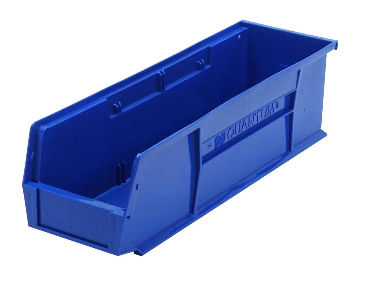 QUANTUM STORAGE SYSTEMS Blue / 18" L x 6" W x 5" H / Ultra Stack & Hang Shelf Baskets
