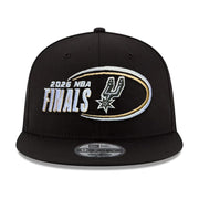 San Antonio Spurs 9FIFTY 2026 NBA Finals Snapback Cap by New Era – Polyester, Black, Model 71091759