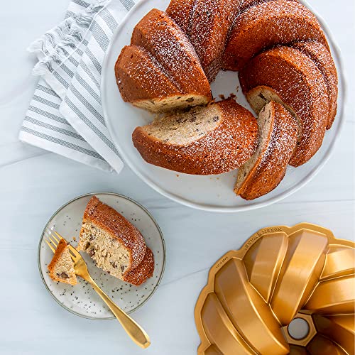 Nordic Ware 12 Cup (Pack of 3) / Pan / Gold Bundt Pans
