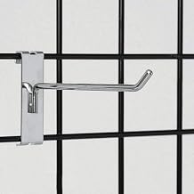 Chrome Grid Wall Hooks