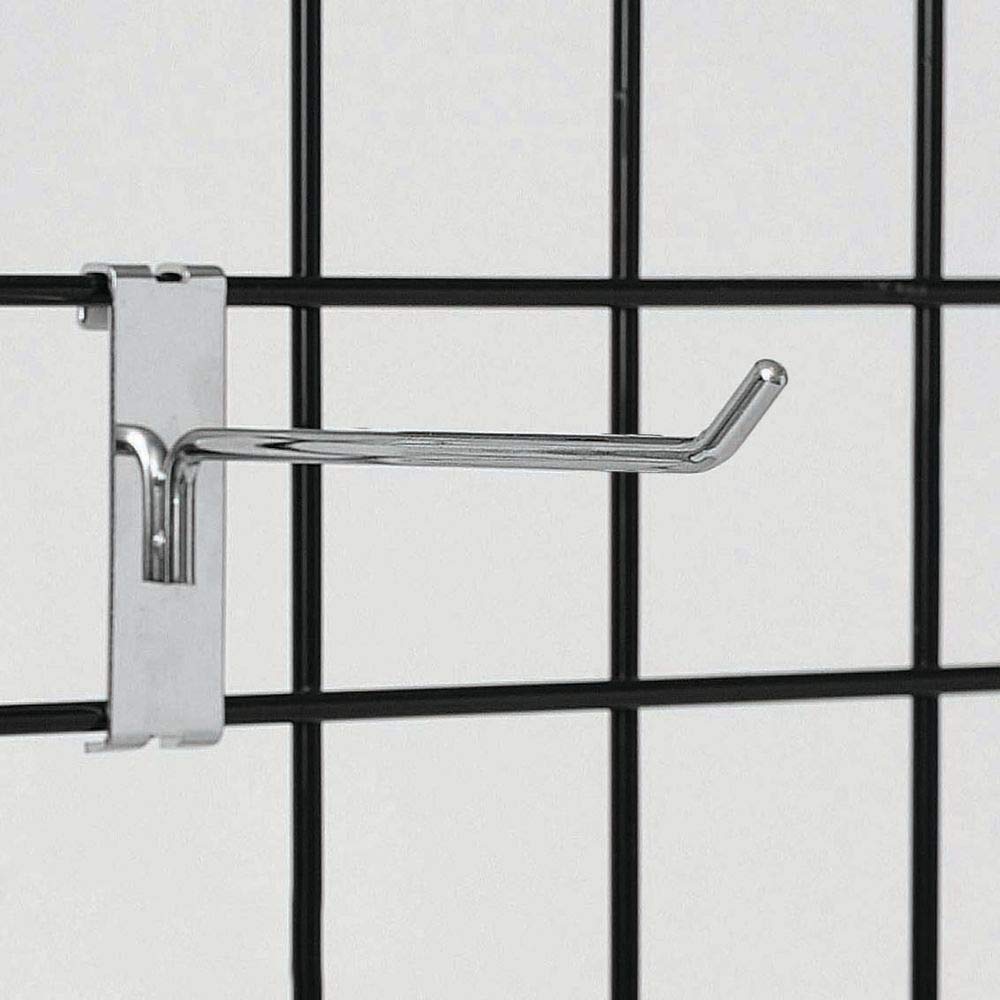 Chrome Grid Wall Hooks by Retail Resource – Model GH4