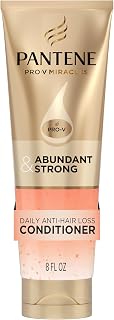 Pantene Abundant & Strong Conditioner, Strengthens Hair from Root to Tip, 8 oz