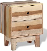 vidaXL Bedside Cabinet Solid Reclaimed Wood