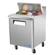Turbo Air (1) Door (8) Pan / 7 cubic_feet / Silver Refrigerators