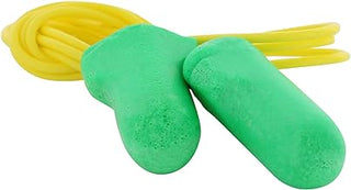 Howard Leight by Honeywell Max Lite Low Pressure Corded Disposable Foam Earplugs, 100 Pairs (LPF-30), Green