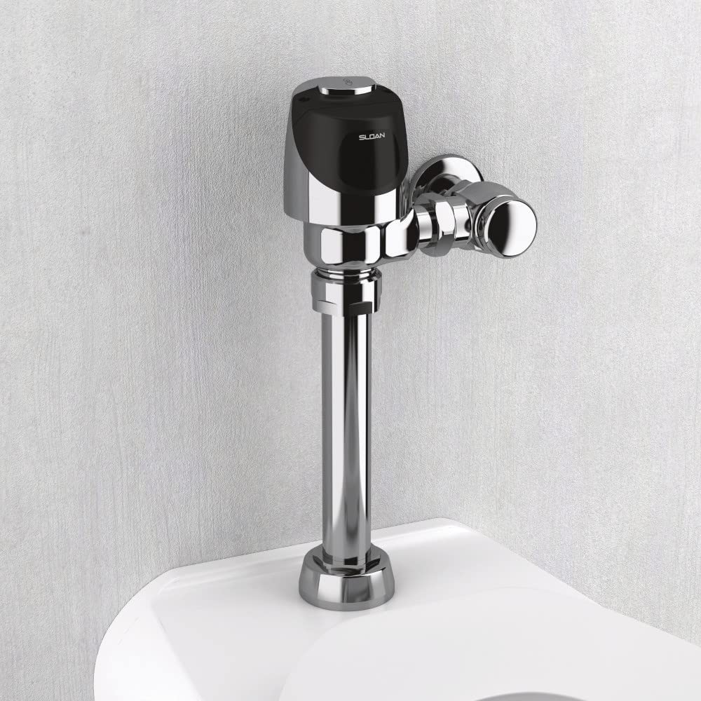 G2 Optima Plus 8111 Sensor Water Closet Flushometer by Sloan – 1.6 GPF, Brass, Chrome, Model 193110