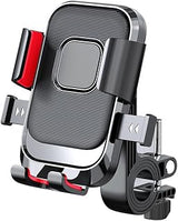Motorcycle Phone Holder for SWM Gran Turismo 500 2019-2026,Mobile Phone Shockproof Support Holder Reinforced with Alloy Material Mechanical Lock Easy to Install,red