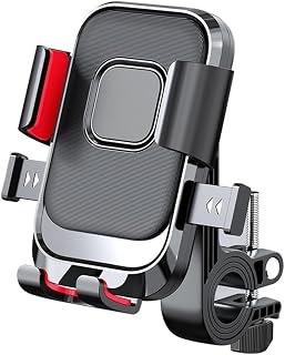 Motorcycle Phone Holder for SWM Gran Turismo 500 2019-2026,Mobile Phone Shockproof Support Holder Reinforced with Alloy Material Mechanical Lock Easy to Install,red