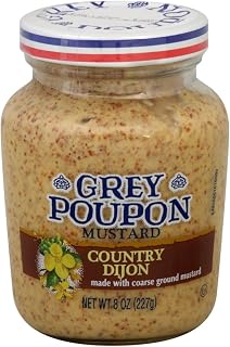 Grey Poupon Country Dijon Mustard 8 oz (Pack of 12)