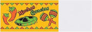 Hoffmaster 883121 Mexican Fiesta Adhesive Napkin Band, 4-1/4" Length x 1-1/2" Width, Chipboard Box (Case of 2000)