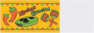 Hoffmaster 883121 Mexican Fiesta Adhesive Napkin Band, 4-1/4" Length x 1-1/2" Width, Chipboard Box (Case of 2000)