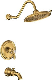 Moen UTS232104EPBG Weymouth M-CORE 2-Series 1-Handle Tub and Shower Trim Kit, Valve Required, Brushed Gold