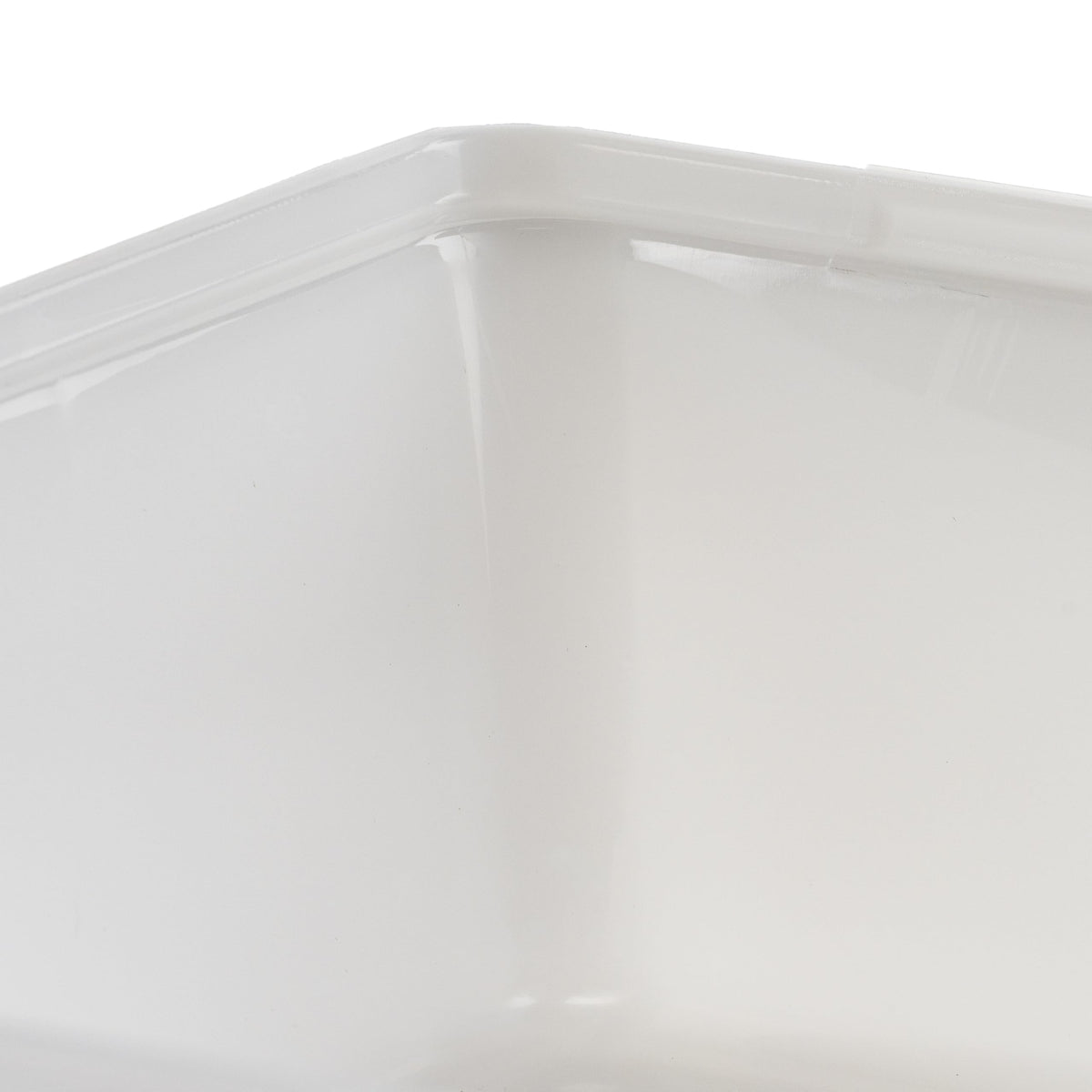 Winco 12" x 18" x 3" / 3" Deep / White Containers