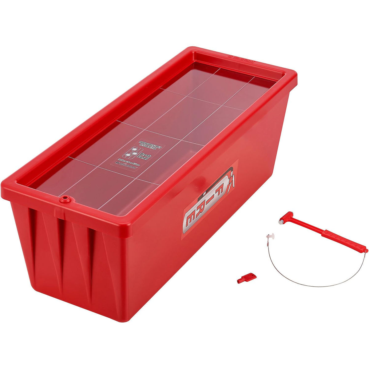Plastic Fire Extinguisher Cabinet by Global Industrial – Polystyrene & Arcylic, Red, Model 641648