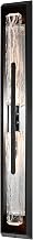 CWI Lighting Curva Integrated LED 44in Sand Black Outdoor Wall Light with Handcrafted Glass for Garage Door, Front Porch, Entryway