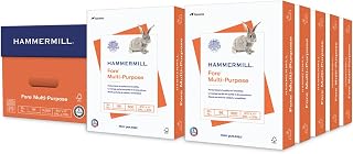Hammermill Multipurpose Paper,20 lb,8-1/2"x11",96 GE/112 IOS,5000/CT,WE