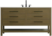 Karson Bathroom Vanity Chestnut Brown