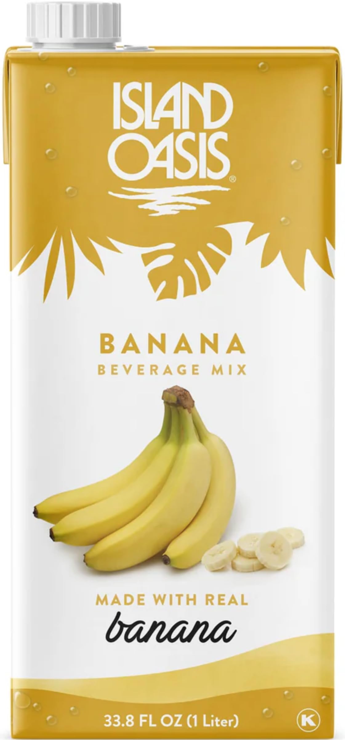 Banana Puree Beverage Mix by ISLAND OASIS – 33.8 Fl Oz (Pack of 1)
