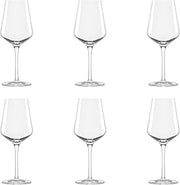 10 Strawberry Street Breckenridge Glassware, White Wine Glass, Set of 6