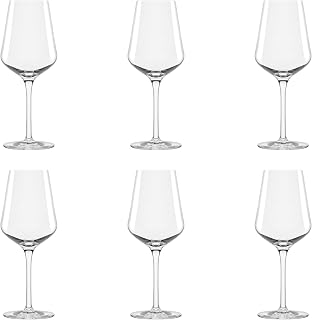 10 Strawberry Street Breckenridge Glassware, White Wine Glass, Set of 6