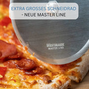 Master Line Pizza Cutter by Westmark – 230 x 100 x 22 mm, Stainless Steel, Model 13282270