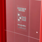 Plastic Fire Extinguisher Cabinet by Global Industrial – Polystyrene & Arcylic, Red, Model 641648