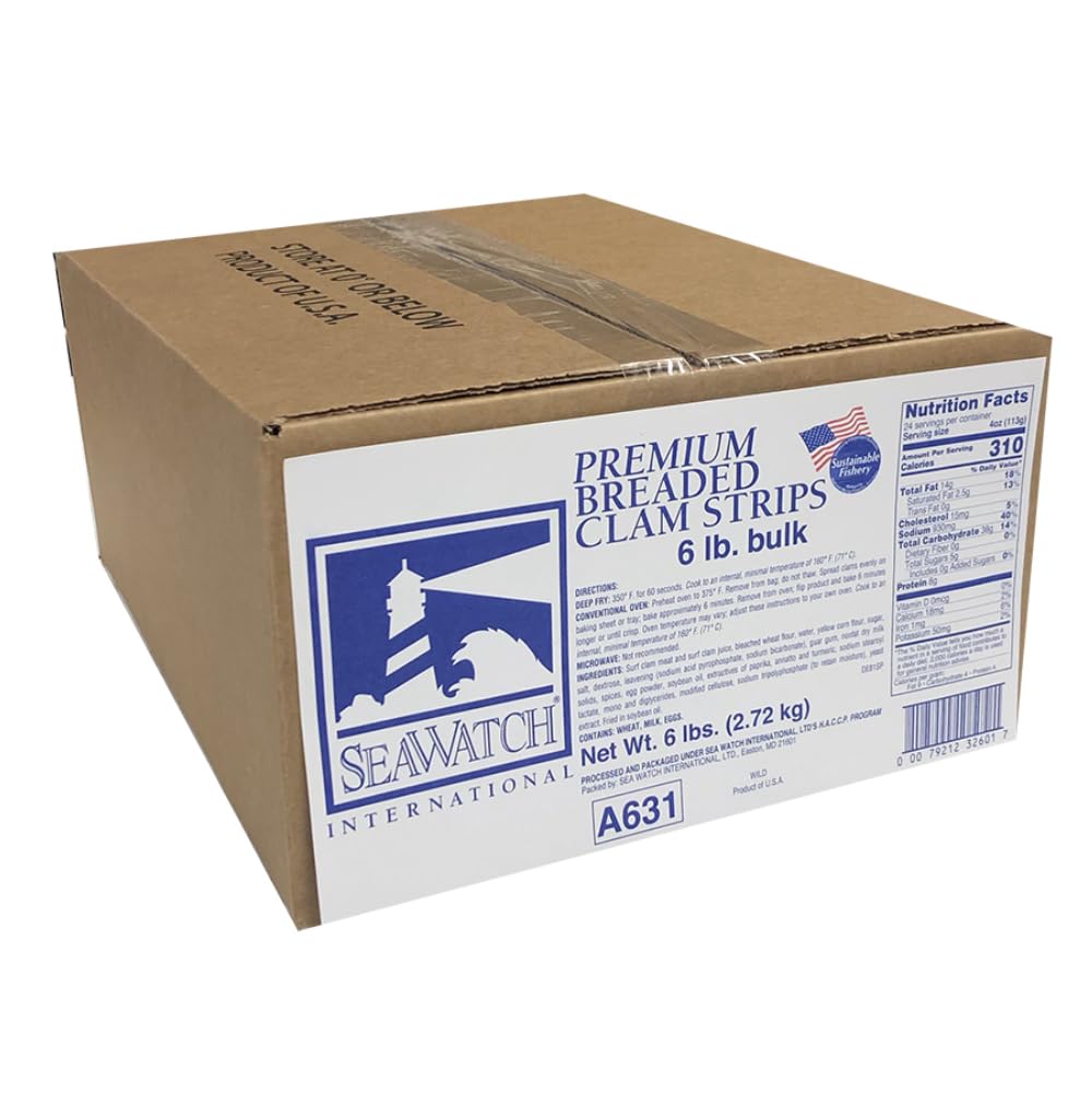 Frozen Fried Breaded Clam Strip by Sea Watch – Commercial Grade