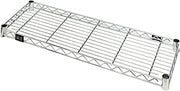 QUANTUM STORAGE SYSTEMS 2442C-4 Wire Add-On Shelf Chrome 42" W x 24" D 4 Pack