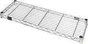 QUANTUM STORAGE SYSTEMS 2136C-4 Wire Add-On Shelf Chrome 36" W x 21" D 4 Pack